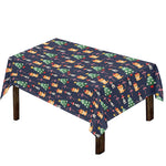 Christmas Boston Terrier And Corgi Print Tablecloth
