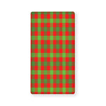 Christmas Buffalo Plaid Print Baby Crib Sheet