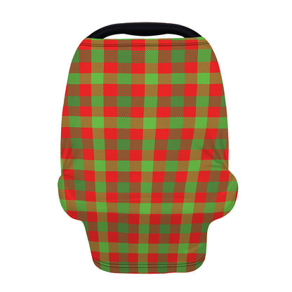 Christmas Buffalo Plaid Print Baby Seat Cover