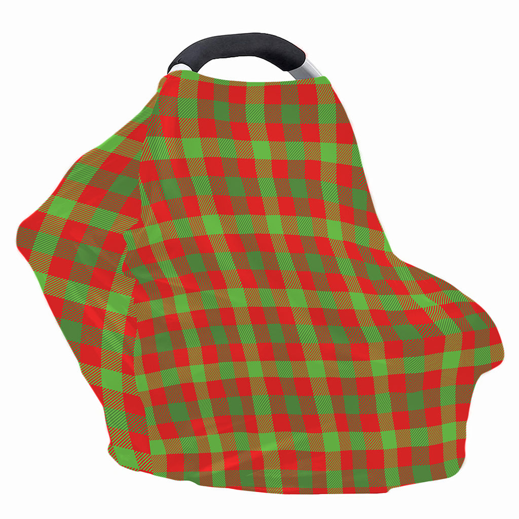 Christmas Buffalo Plaid Print Baby Seat Cover