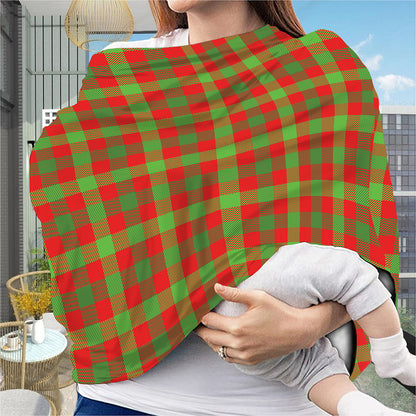 Christmas Buffalo Plaid Print Baby Seat Cover