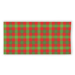 Christmas Buffalo Plaid Print Beach Towel