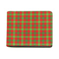 Christmas Buffalo Plaid Print Bifold Wallet
