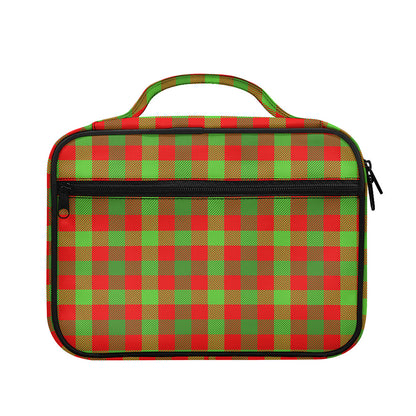Christmas Buffalo Plaid Print Briefcase Bible Bag
