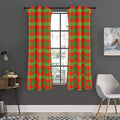 Christmas Buffalo Plaid Print Grommet Curtain Panels