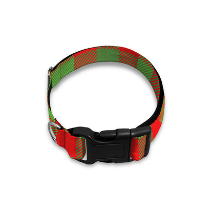 Christmas Buffalo Plaid Print Dog Collar