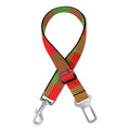 Christmas Buffalo Plaid Print Dog Seat Belt