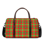 Christmas Buffalo Plaid Print Duffle Bag
