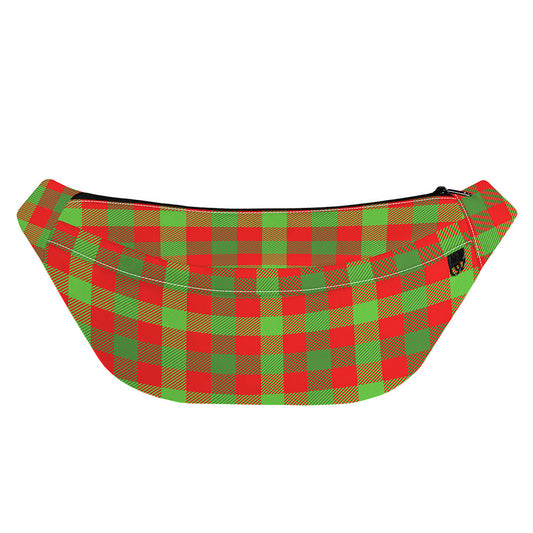 Christmas Buffalo Plaid Print Fanny Pack