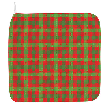 Christmas Buffalo Plaid Print Hand Towel