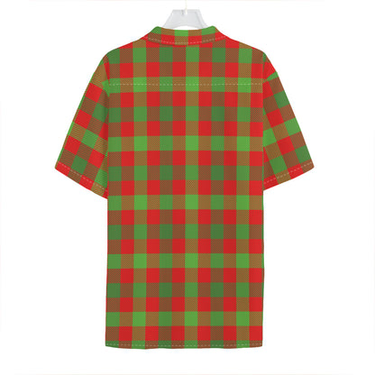 Christmas Buffalo Plaid Print Hawaiian Shirt