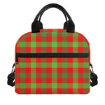 Christmas Buffalo Plaid Print Insulated Lunch Bag