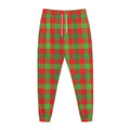 Christmas Buffalo Plaid Print Jogger Pants