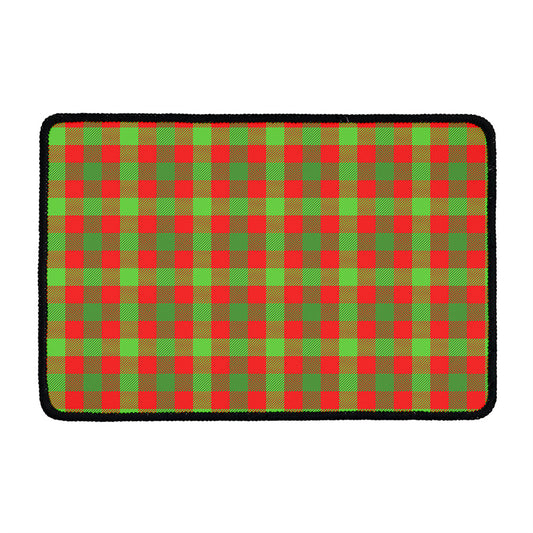 Christmas Buffalo Plaid Print Kitchen Mat