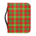 Christmas Buffalo Plaid Print Leather Bible Cover
