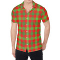 Christmas Buffalo Plaid Print Men's Shirt