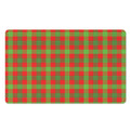 Christmas Buffalo Plaid Print Polyester Doormat