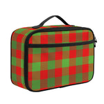 Christmas Buffalo Plaid Print Portable Lunch Bag