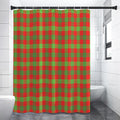 Christmas Buffalo Plaid Print Premium Shower Curtain
