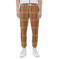 Christmas Buffalo Plaid Print Joggers