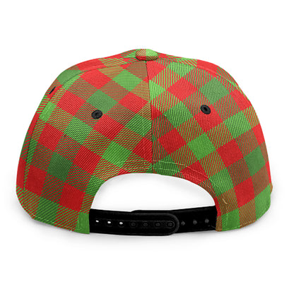 Christmas Buffalo Plaid Print Snapback Cap