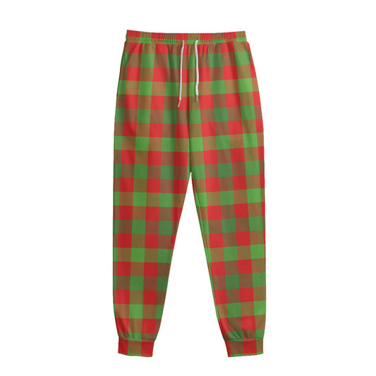 Christmas Buffalo Plaid Print Sweatpants