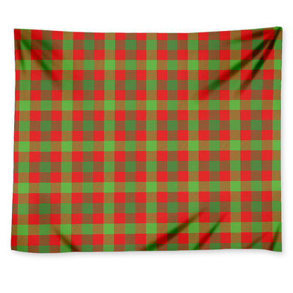 Christmas Buffalo Plaid Print Tapestry