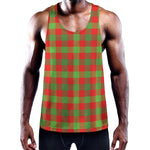 Christmas Buffalo Plaid Print Training Tank Top