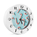 Christmas Candy Candies Pattern Print Alarm Clock