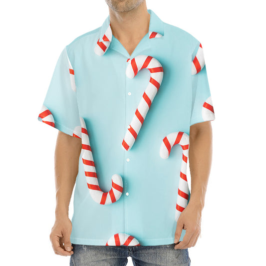 Christmas Candy Candies Pattern Print Aloha Shirt