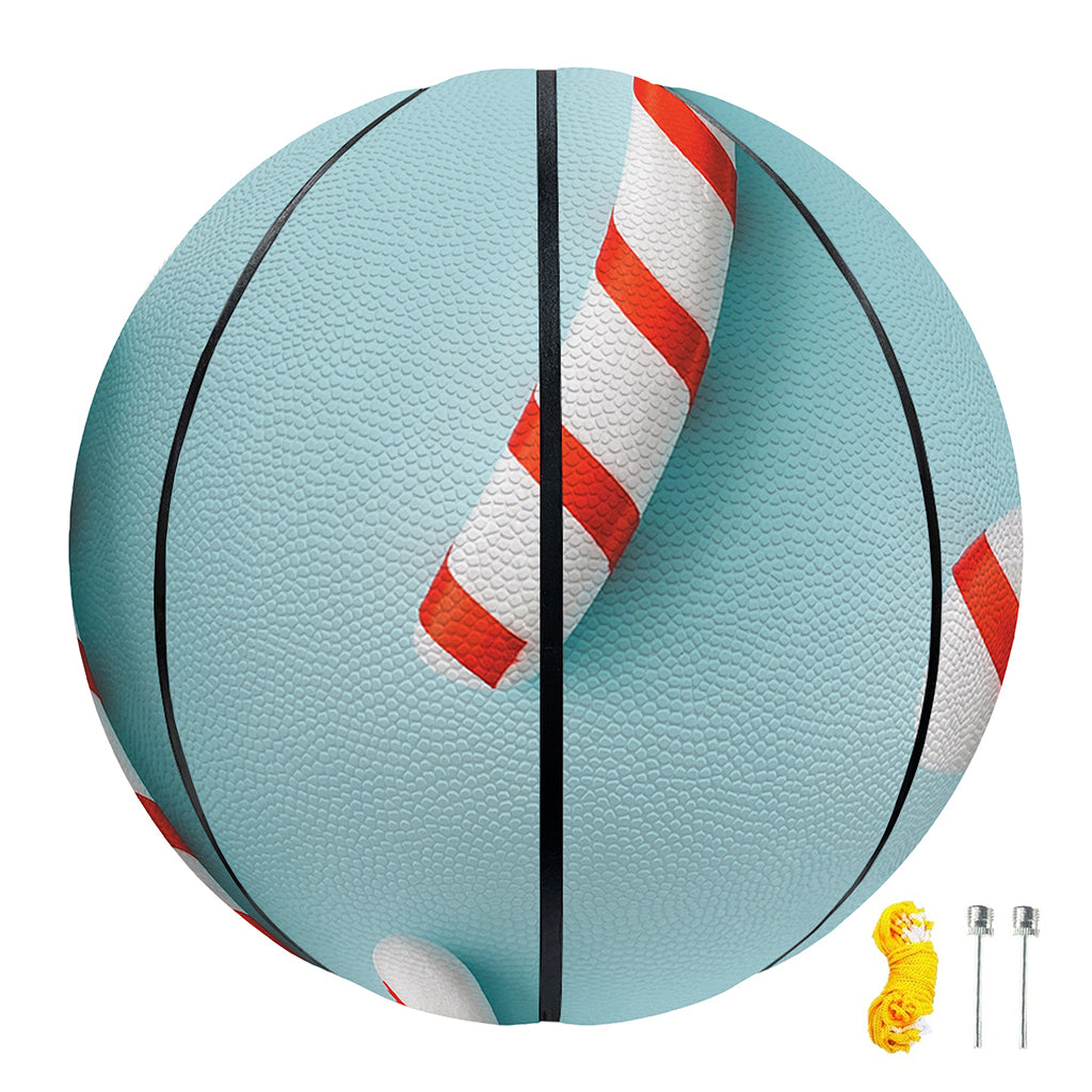 Christmas Candy Candies Pattern Print Basketball