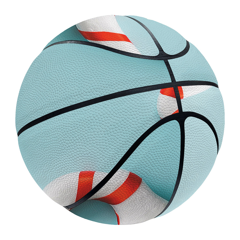 Christmas Candy Candies Pattern Print Basketball