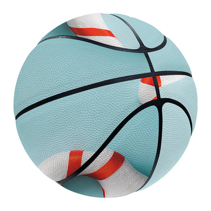 Christmas Candy Candies Pattern Print Basketball