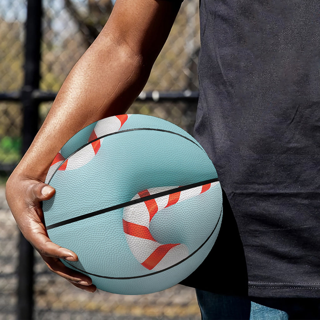 Christmas Candy Candies Pattern Print Basketball