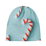 Christmas Candy Candies Pattern Print Beanie