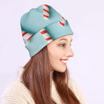 Christmas Candy Candies Pattern Print Beanie
