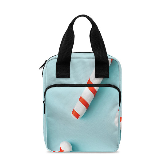 Christmas Candy Candies Pattern Print Bible Tote Bag