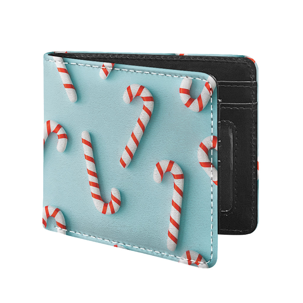 Christmas Candy Candies Pattern Print Bifold Wallet