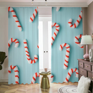 Christmas Candy Candies Pattern Print Blackout Pencil Pleat Curtains