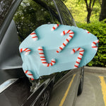 Christmas Candy Candies Pattern Print Car Side Mirror Covers