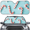 Christmas Candy Candies Pattern Print Car Windshield Sun Shade