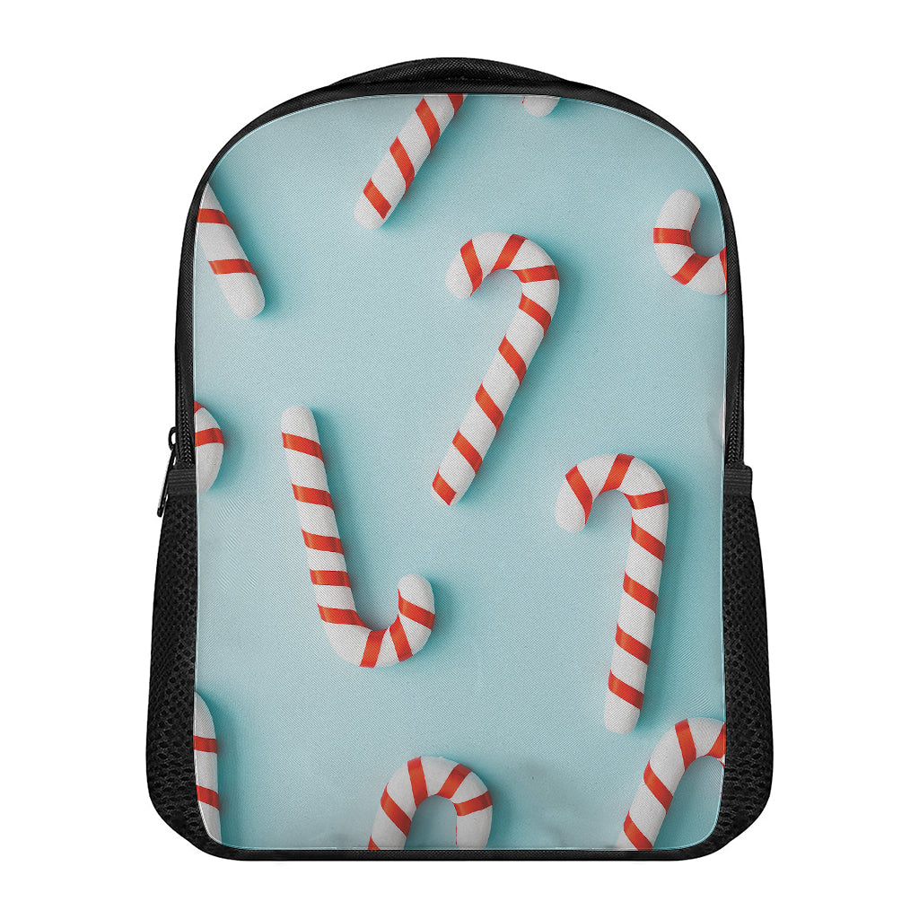 Christmas Candy Candies Pattern Print Casual Backpack