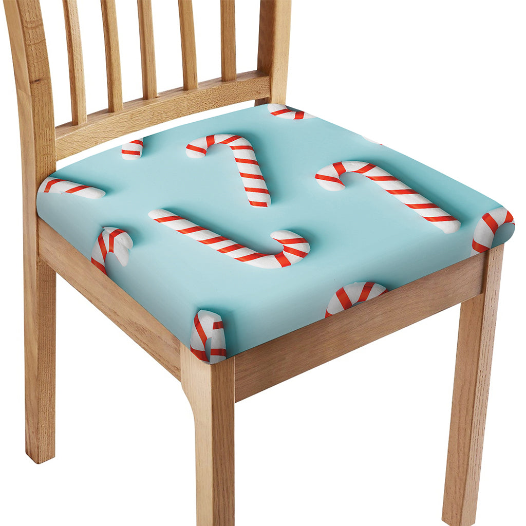 Christmas Candy Candies Pattern Print Chair Cushion Cover