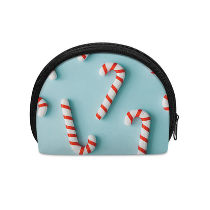 Christmas Candy Candies Pattern Print Coin Purse