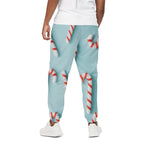 Christmas Candy Candies Pattern Print Cotton Pants