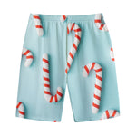 Christmas Candy Candies Pattern Print Cotton Shorts