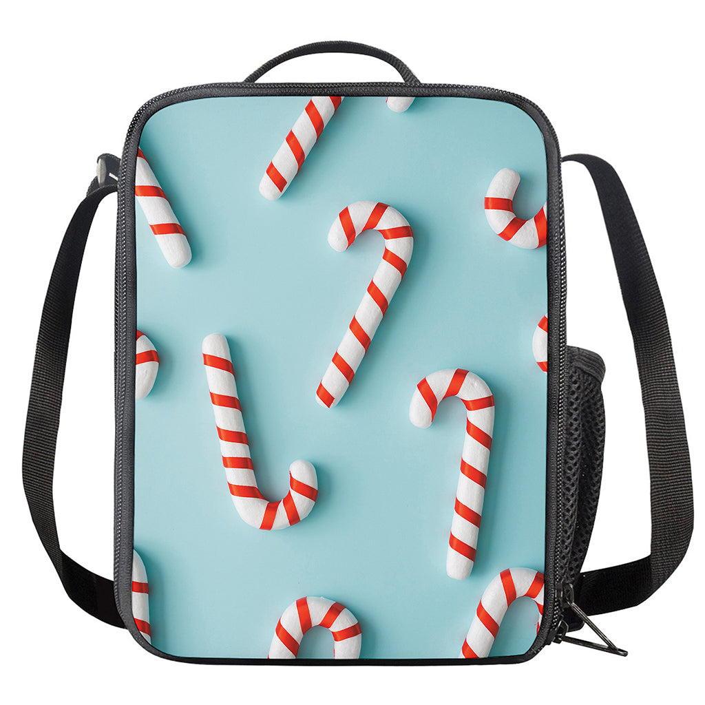 Christmas Candy Candies Pattern Print Crossbody Lunch Bag