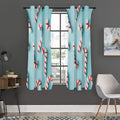 Christmas Candy Candies Pattern Print Grommet Curtain Panels