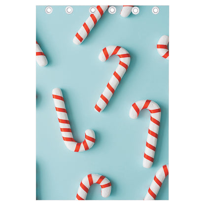 Christmas Candy Candies Pattern Print Curtain