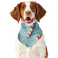 Christmas Candy Candies Pattern Print Dog Bandana